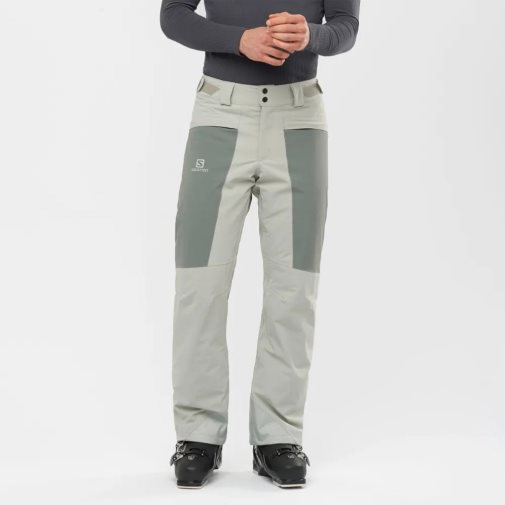 Mint Salomon Brilliant Men's Ski Pants | IE HU4168